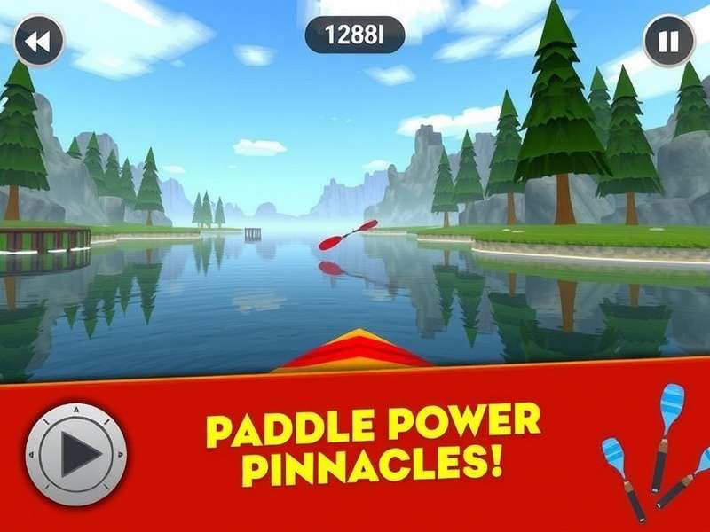 Paddle Power Pinnacle Game Screenshot